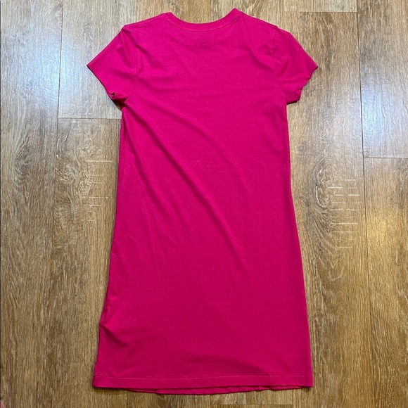 NWT Polo Ralph Lauren Hot Pink T-Shirt Dress Small 100% Cotton New Short Sleeve - Picture 11 of 11